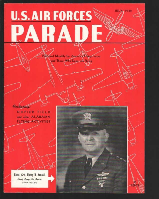 U.S. Air Forces Parade #1, raw comic book in VF condition — front cover
