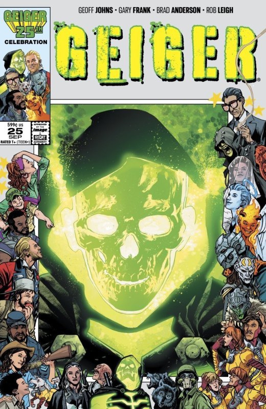 Geiger #25 (Image Comics, 2024), raw comic book in NM condition — front cover