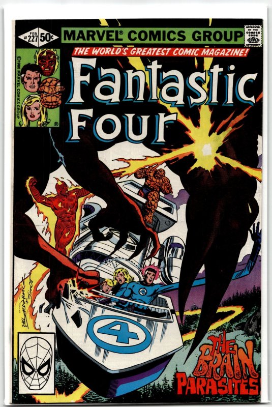 Fantastic Four #227 (Marvel Comics, 1981), raw, ungraded comic book — front cover