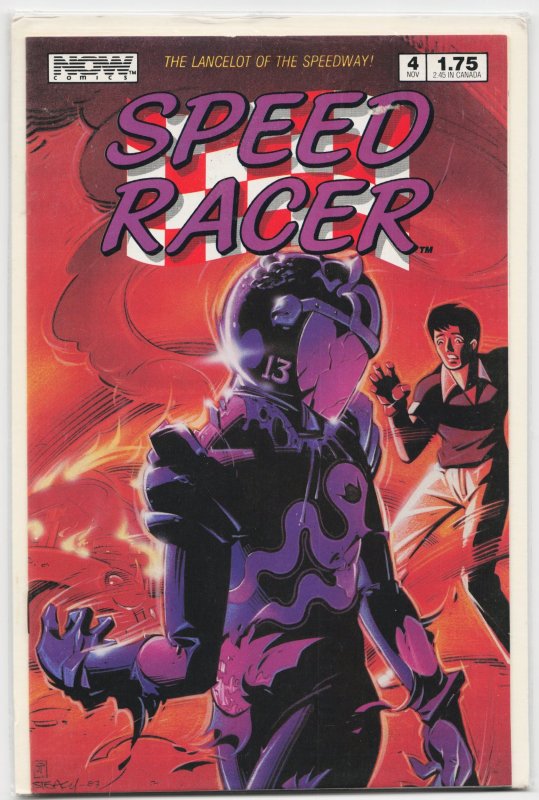 Speed Racer #4, raw, ungraded comic book — front cover