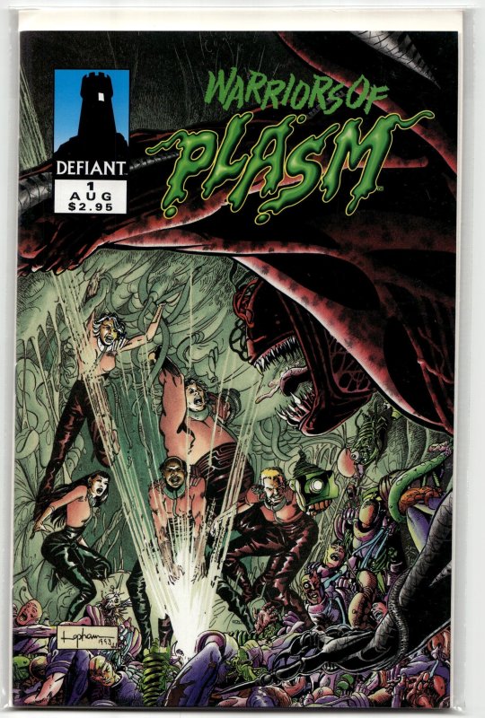 Warriors of Plasm #1 (Image Comics, 1993), raw, ungraded comic book — front cover