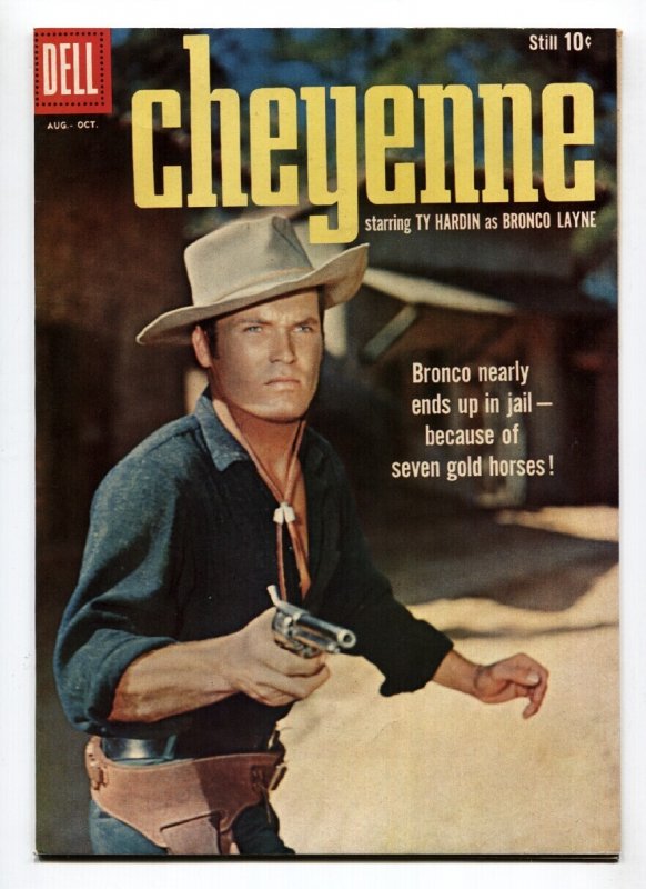 Cheyenne #12 (Dell Comics, 1959), raw comic book in VF+ condition — front cover