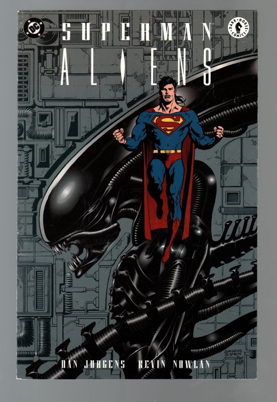 Superman vs. Aliens-Book 1-Dan Juhgens-TPB-trade, raw, ungraded comic book — front cover