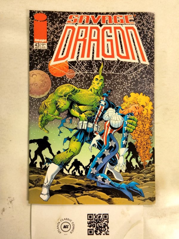 The Savage Dragon #43 (Image Comics), raw comic book in NM condition — front cover