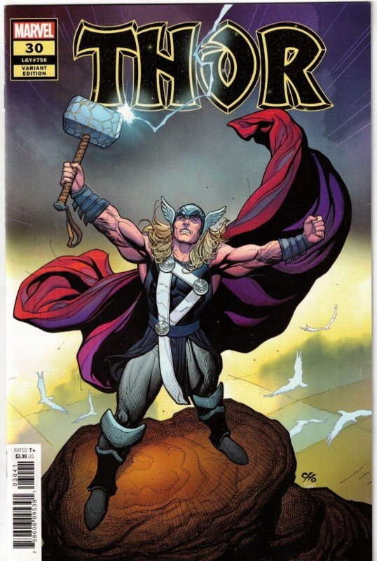 Thor #30 (Marvel Comics, 2020), raw comic book in NM condition — front cover
