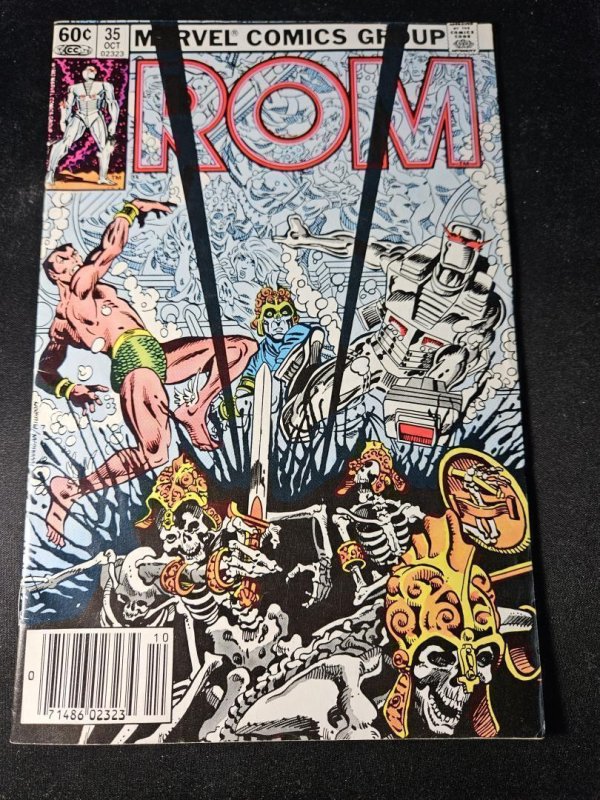 ROM #35 (Marvel Comics, 1982), raw, ungraded comic book — front cover