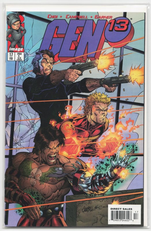 Gen 13 #17 (1997), raw, ungraded comic book — front cover