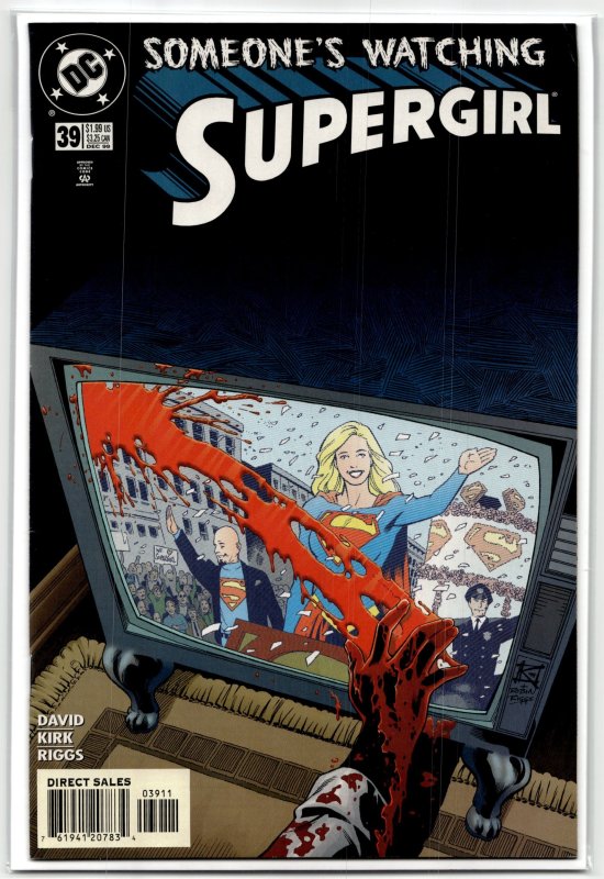Supergirl #39 (DC Comics, 1999), raw, ungraded comic book — front cover