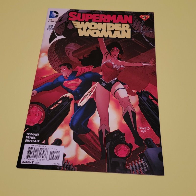 2016 Superman Wonder Woman 28 First Printing Vf-Nm Ed Benes art (2016), raw comic book in NM condition — front cover