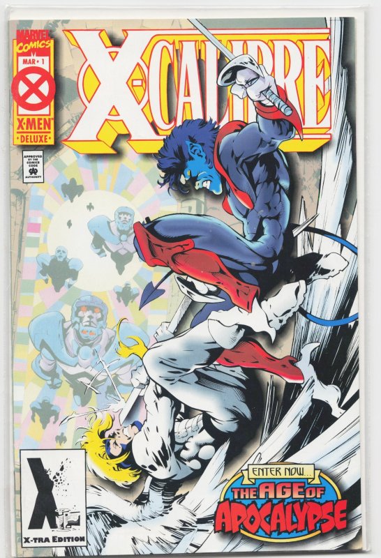 X-Calibre #1 (Marvel Comics, 1995), raw, ungraded comic book — front cover