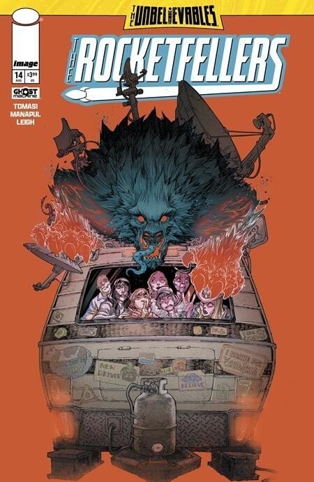 The Rocketfellers #14 (Image Comics, 2026), raw, ungraded comic book — front cover