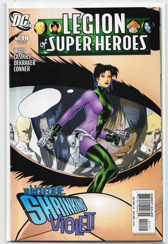 Legion of Super-Heroes #14 (DC Comics, 2006), raw, ungraded comic book — front cover
