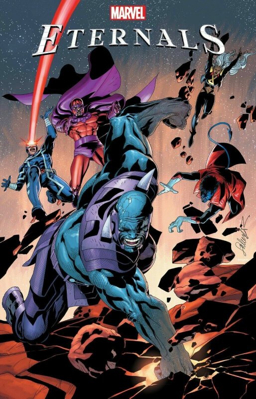 Eternals #10 (Marvel Comics, 2021), raw comic book in NM condition — front cover