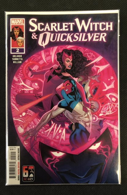 Scarlet Witch & Quicksilver #2 (Marvel Comics, 2024), raw, ungraded comic book — front cover