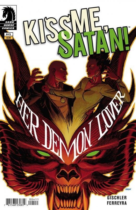 Kiss Me, Satan #4 (Dark Horse Comics), raw comic book in VF/NM condition — front cover