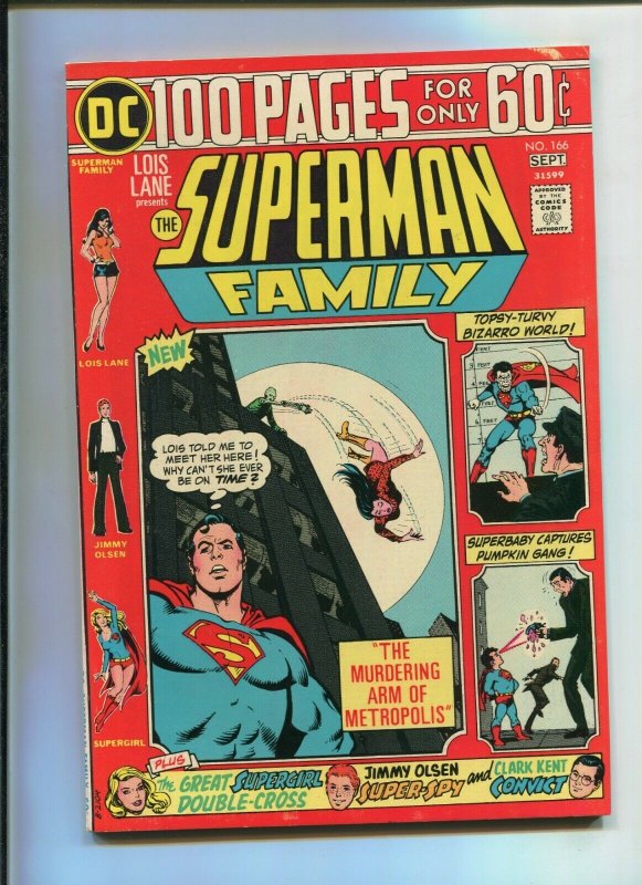 The Superman Family Vol. 21 #166 (1974), raw comic book in 6.0 condition — front cover