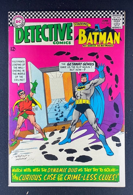 Detective Comics #364 (DC Comics, 1937), raw comic book in FN/VF 7.0 condition — front cover