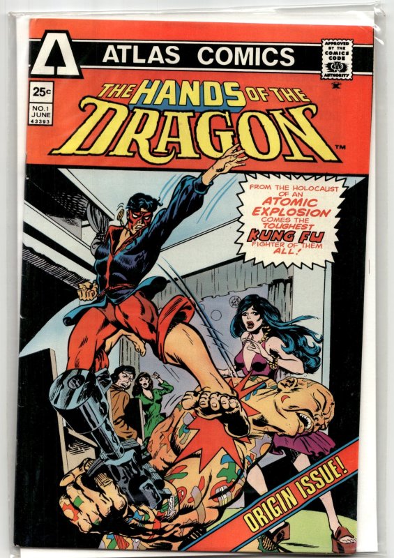 The Hands of the Dragon (1975) [Key Issue] (1975), raw, ungraded comic book — front cover