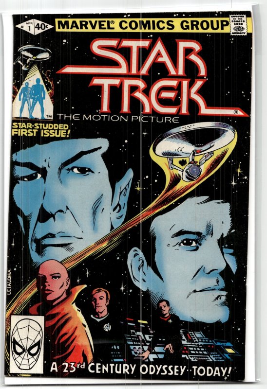 Star Trek #1 (1980), raw, ungraded comic book — front cover