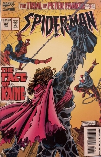 Spider-Man #60 (Marvel Comics, 1995), raw, ungraded comic book — front cover