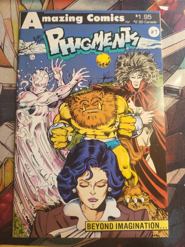 Phigments #1, raw, ungraded comic book — front cover