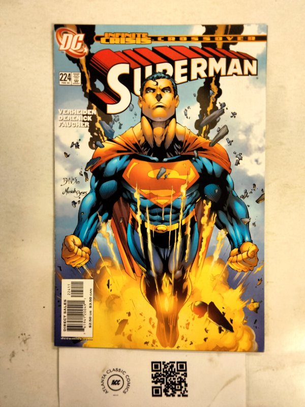 Superman #224 (DC Comics, 1970), raw comic book in NM condition — front cover