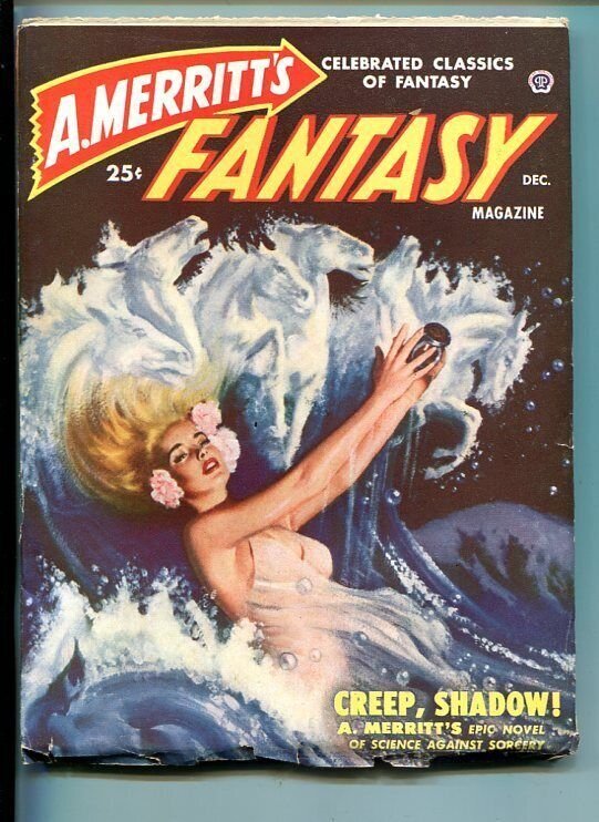 Pulp: a. Merritt's Fantasy #1 (1949), raw, ungraded comic book — front cover
