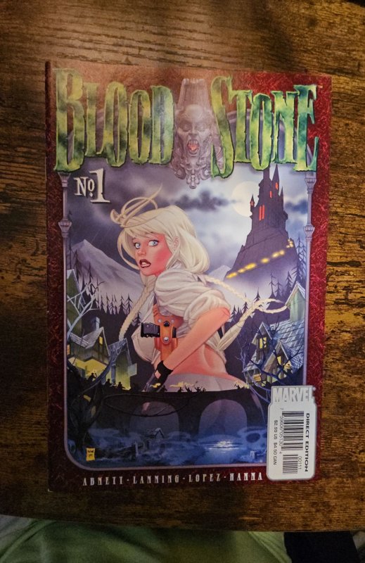 Bloodstone #1 (2001), raw, ungraded comic book — front cover