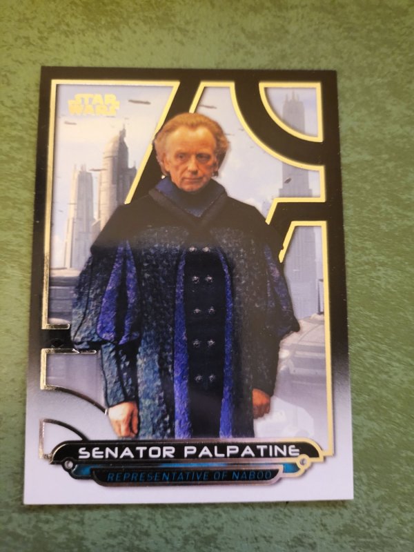 2018 Star Wars Galactic Files #TPM-29 Sentor Palpatine (2018), raw, ungraded comic book — front cover