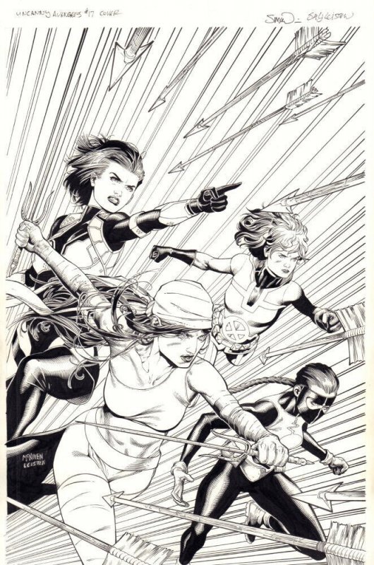 Uncanny Avengers #17 (2017), raw, ungraded comic book — front cover