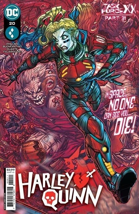 Harley Quinn #20 (DC Comics, 2022), raw, ungraded comic book — front cover