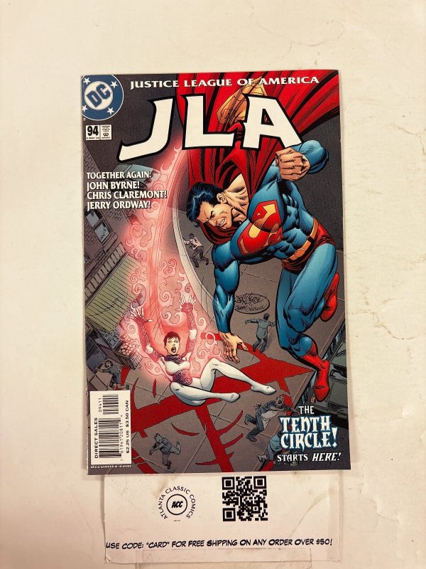 JLA #94 (DC Comics), raw comic book in NM condition — front cover