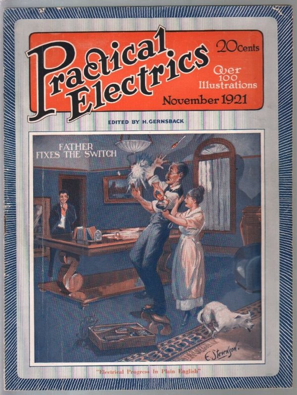 Practical Electrics #1, raw comic book in VG condition — front cover
