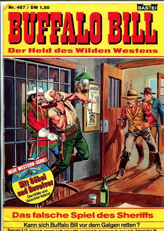 Buffalo Bill #467 (1978), raw comic book in VG condition — front cover