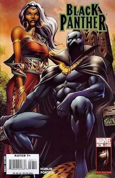 Black Panther #36 (Marvel Comics, 2005), raw comic book in VF/NM condition — front cover
