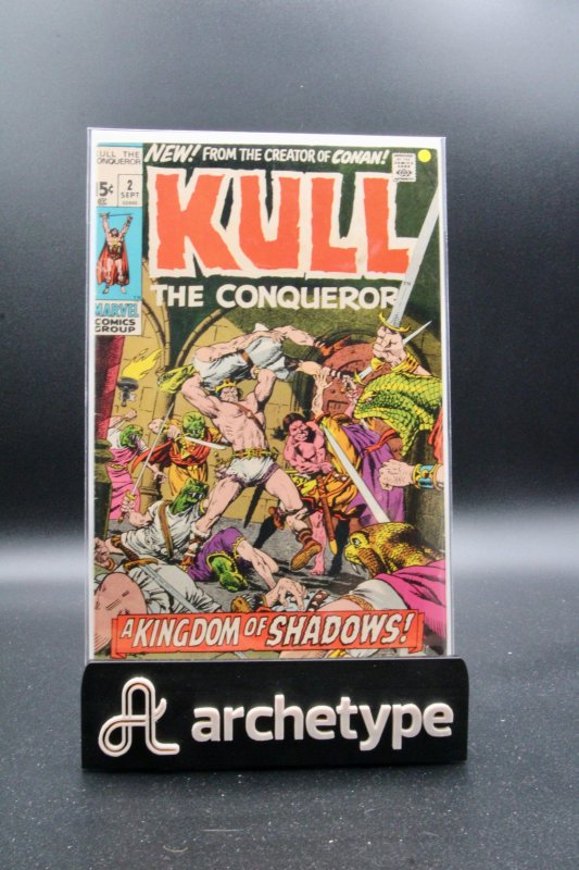 Kull the Conqueror #2 (Marvel Comics, 1971), raw, ungraded comic book — front cover