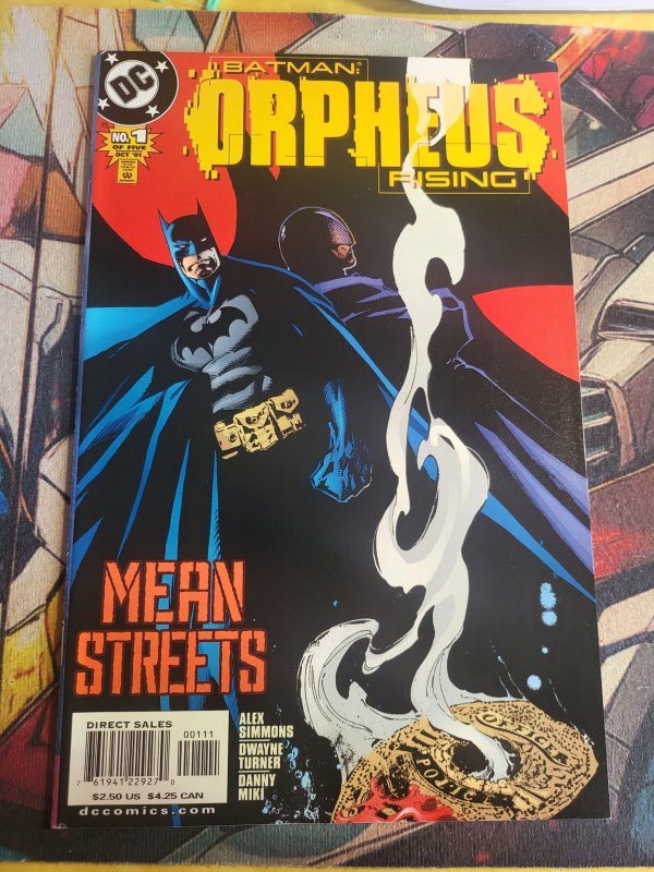 Batman: Orpheus Rising #1 (2001), raw, ungraded comic book — front cover