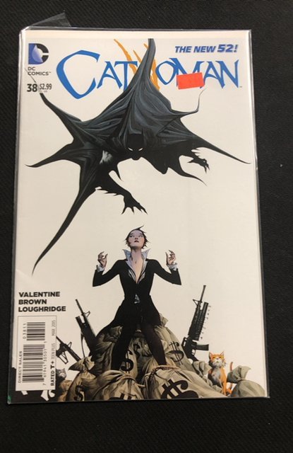 Catwoman #38 (DC Comics, 2015), raw, ungraded comic book — front cover