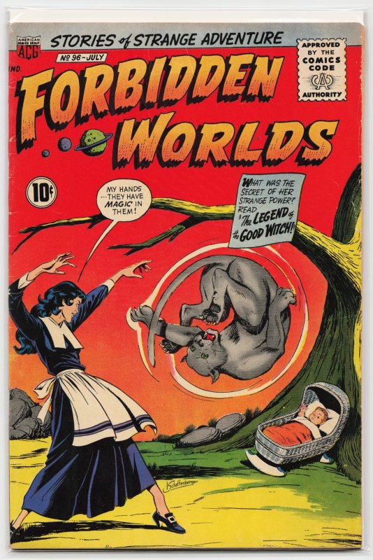 Forbidden Worlds #96 (American Comics Group, 1961), raw, ungraded comic book — front cover