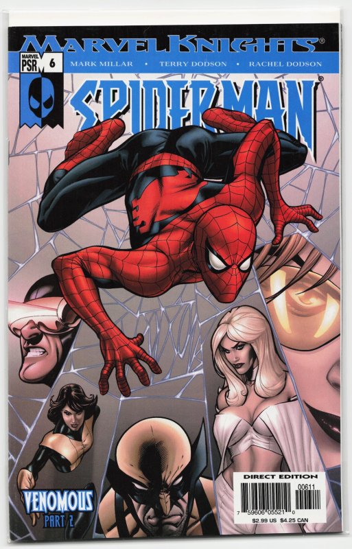 Marvel Knights Spider-Man #6 (Marvel Comics, 2004), raw, ungraded comic book — front cover