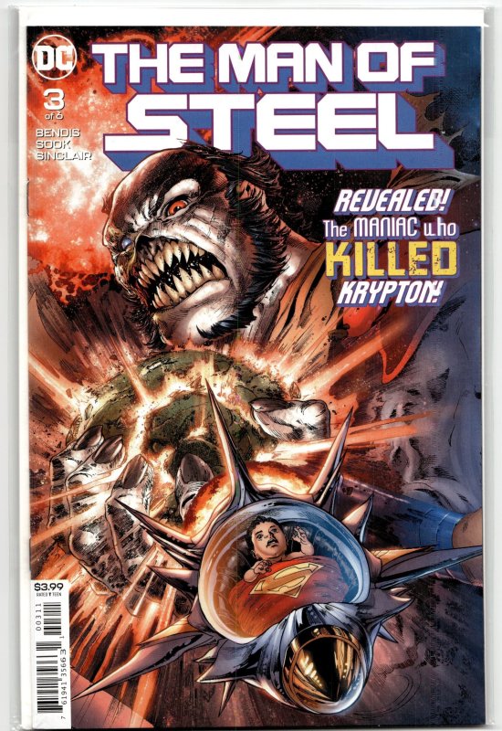 The Man of Steel #3 (DC Comics, 2018), raw, ungraded comic book — front cover