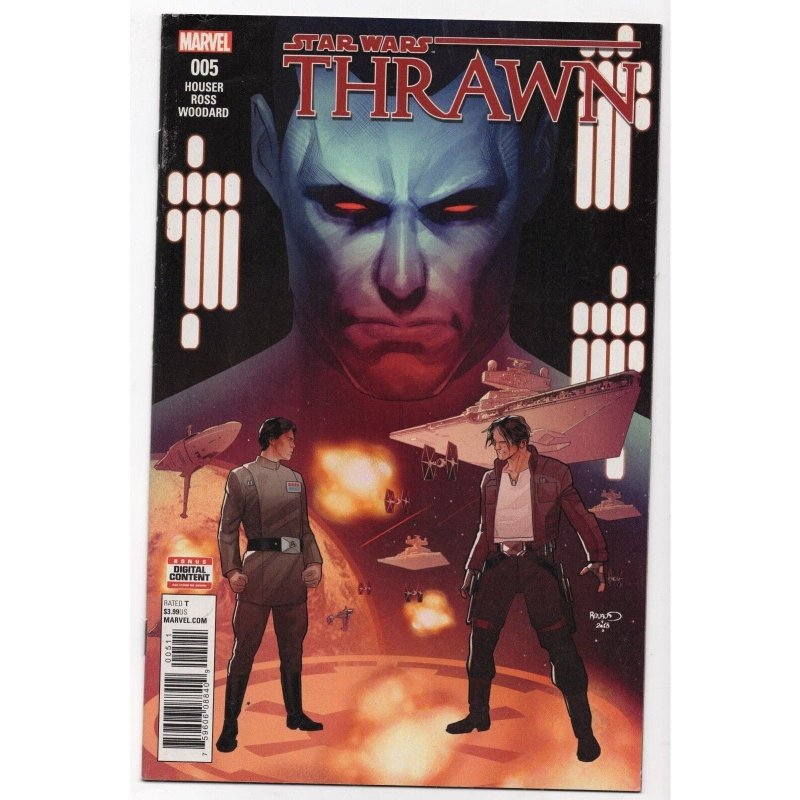 Star Wars Grand Admiral Thrawn #5 (Marvel Comics, 2018), raw comic book in VF- 7.5 condition — front cover