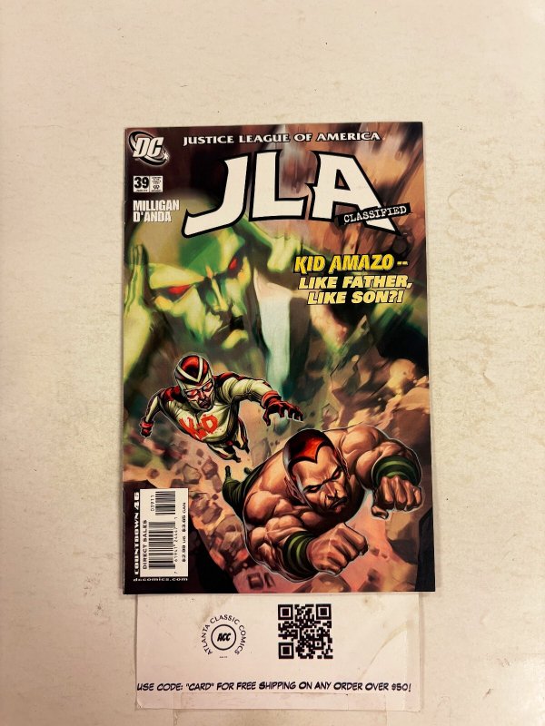 JLA Classified #39 (DC Comics), raw comic book in NM condition — front cover