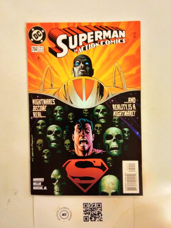 Action Comics #754 (DC Comics), raw comic book in NM condition — front cover