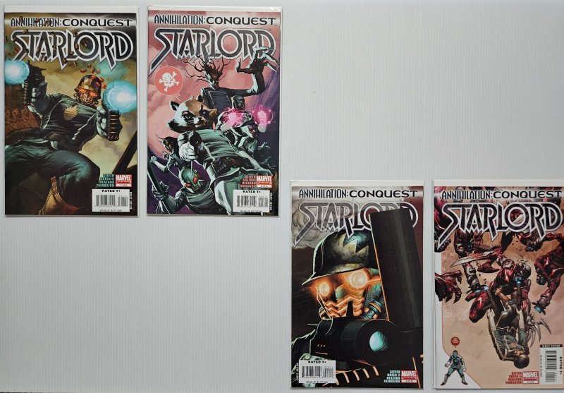 Annihilation: Conquest - Starlord #1-4 of 4 (2007) Never Read & Never Opened NM+ (2007), raw comic book in NM+ condition — front cover