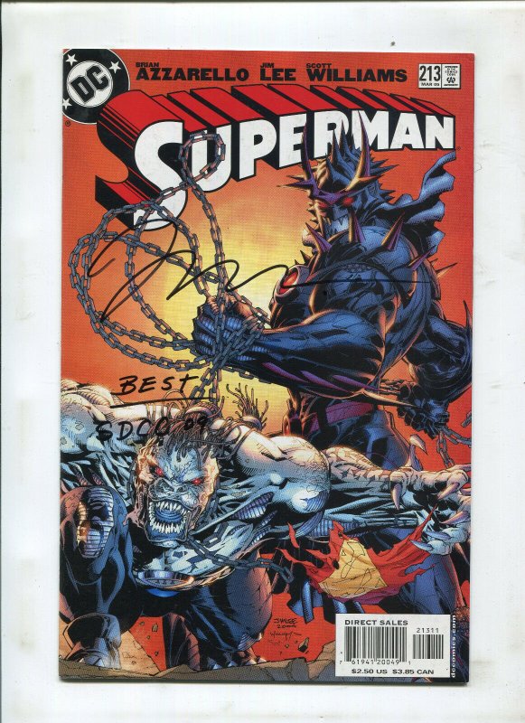 Superman #213 (DC Comics, 1969), raw comic book in 9.2 condition — front cover