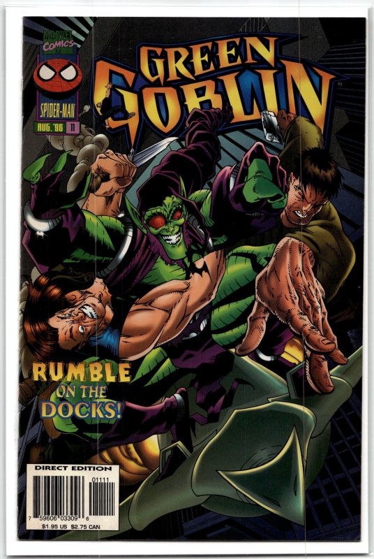 Green Goblin #11 (1996), raw, ungraded comic book — front cover