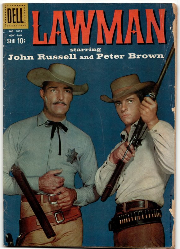 Four Color #1035 (Dell Comics, 1959), raw, ungraded comic book — front cover
