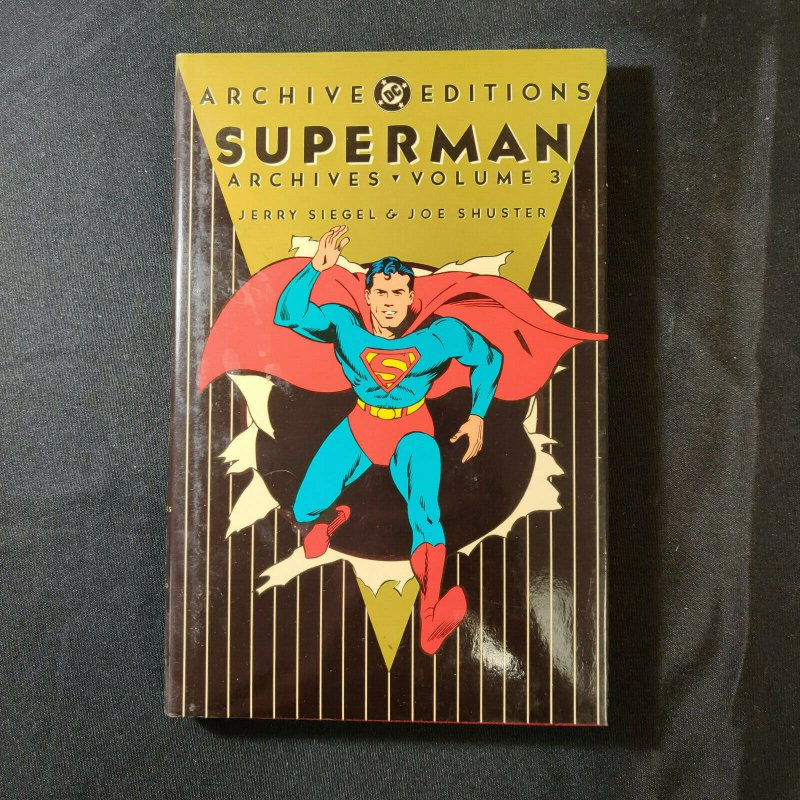 Superman Archives - Vol. 3 - DC Archive Editions Hardcover - Fine - 1991 (DC Comics, 1991), raw, ungraded comic book — front cover