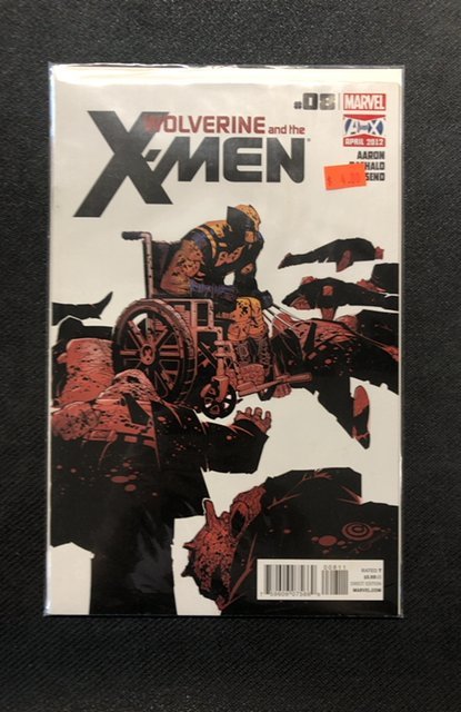 Wolverine & the X-Men #8 (Marvel Comics, 2012), raw, ungraded comic book — front cover